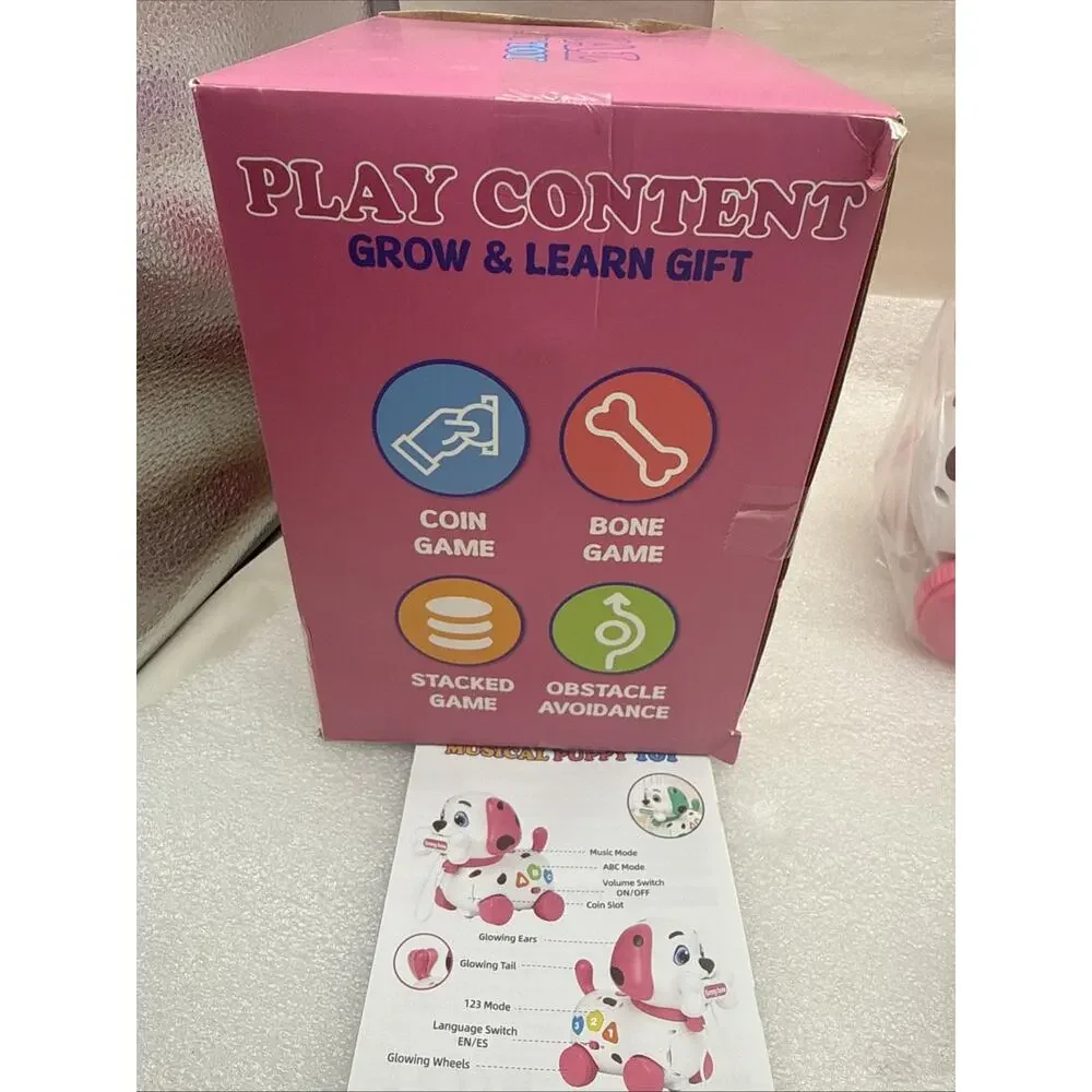 Puppy Toy for 1 Year Old Girl Gift, Musical Toy For 6-12-18 Mos. W/out Battery..
